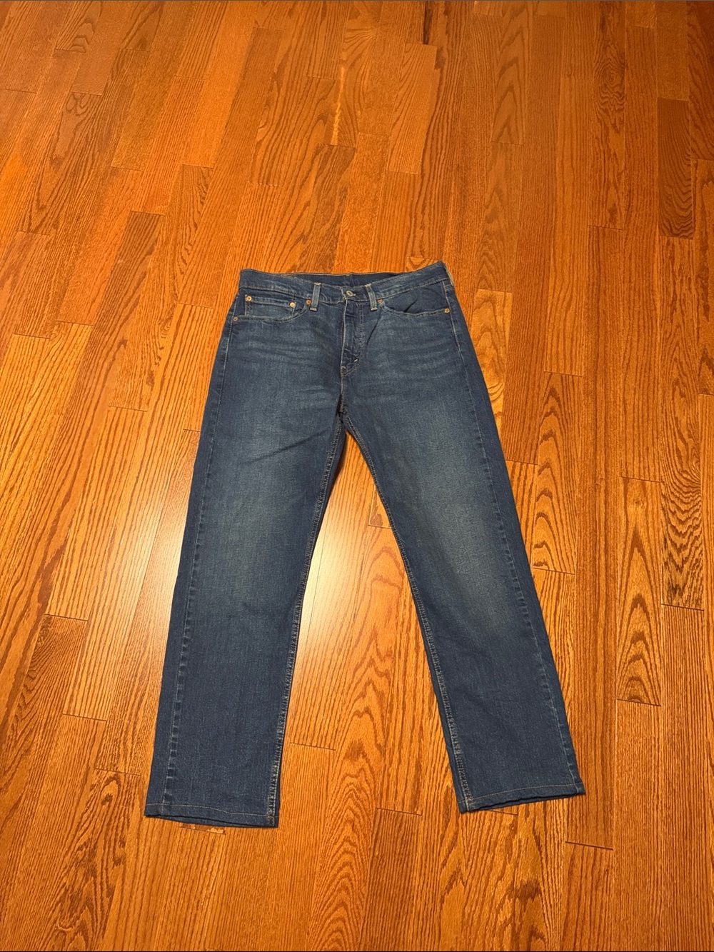 Levi's Men's Straight Fit Blue Jeans